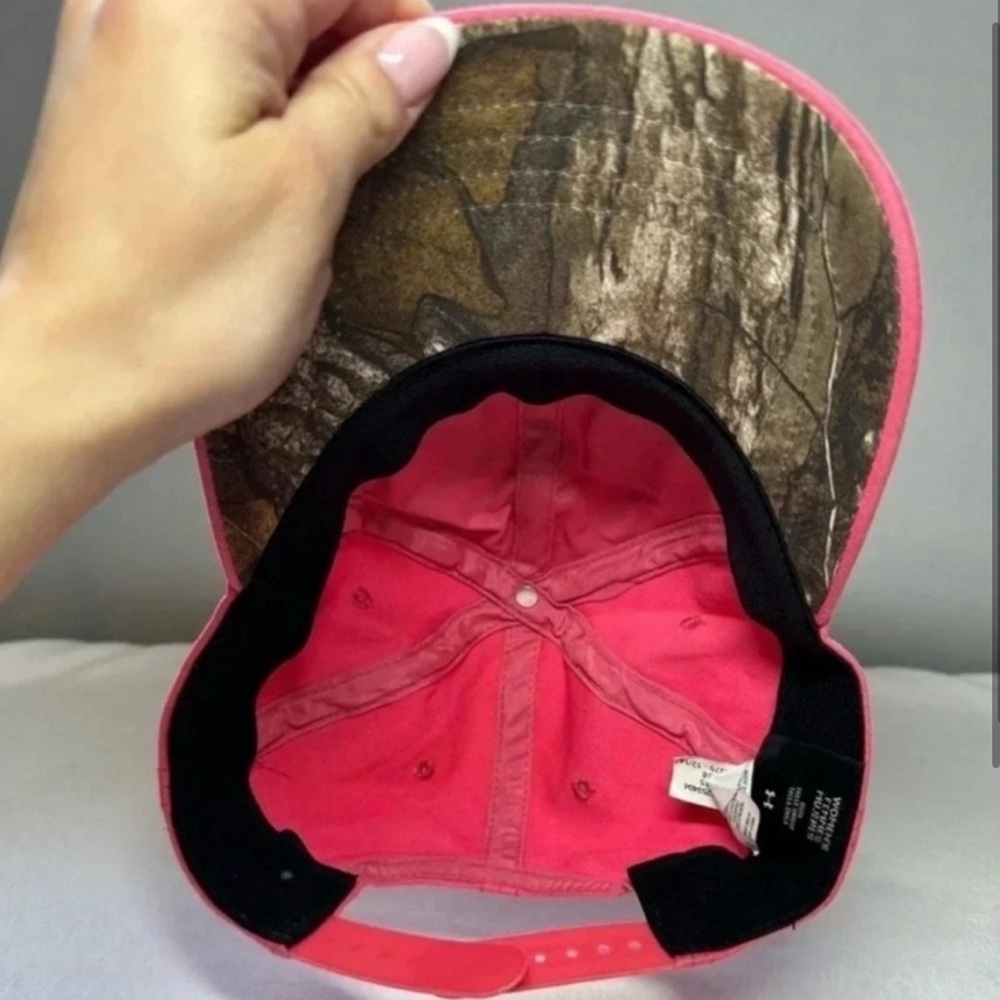 Under Armor Pink Forest Camo Cap - Picture 3 of 4